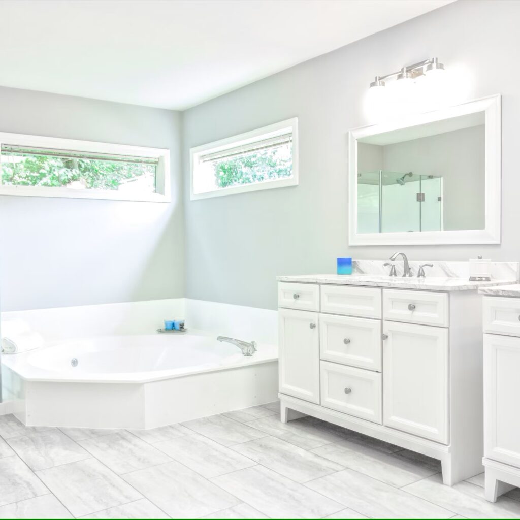 Bathroom Cabinet in white colors